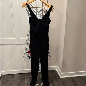 Zara Black Sleeveless Jumpsuit
